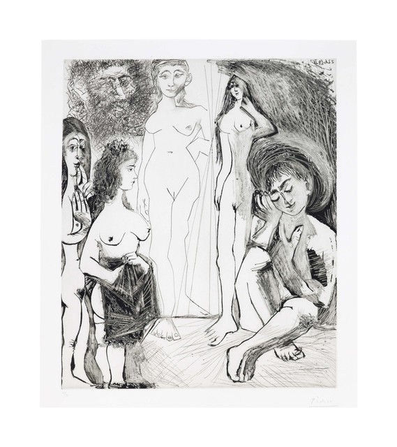 Pablo Picasso, ‘Jeune garçon rêvant: les femmes!, from La Série 347’, 1968, Christie's