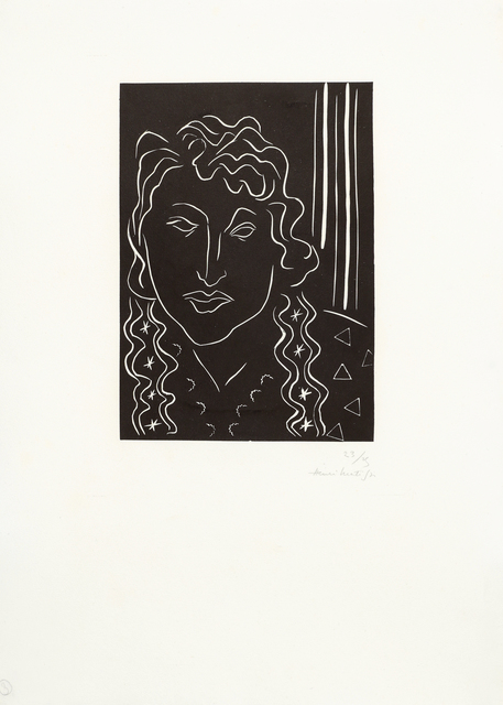 Henri Matisse, ‘La Belle Tahitienne’, 1938, Print, Linocut on G. Maillol paper, Bernard Jacobson Gallery