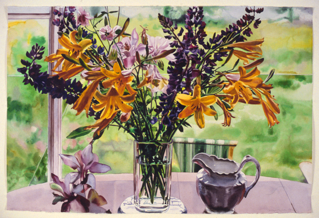 Carolyn Brady, ‘Midsummer Day Bouquet’, 1986, Painting, Watercolor on paper, Nancy Hoffman Gallery
