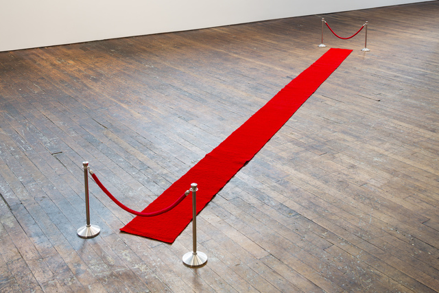 Charles LeDray, ‘!DO NOT ENTER! / Red Carpet’, 2018, Peter Freeman, Inc.