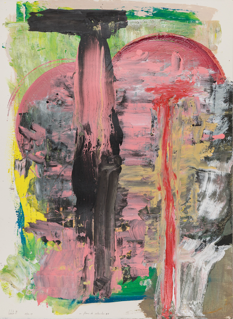 Cabrita, ‘As flores de Setembro #8’, 2019, Painting, Mixed media on paper, Galeria Miguel Nabinho