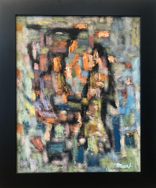Joseph J. Meert, ‘First Encounter’, 1959, Painting, Oil on canvas, Aaron Galleries