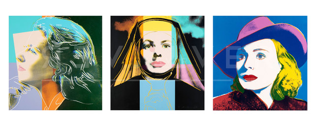 Andy Warhol, ‘Ingrid Bergman Complete Portfolio (FS II.313-315)’, 1983, Revolver Gallery