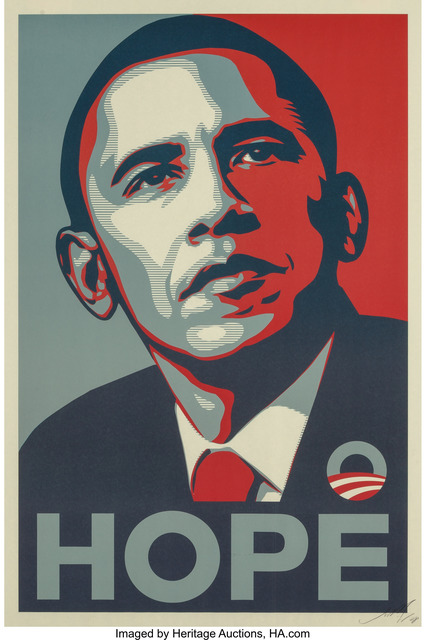 Shepard Fairey (OBEY), ‘Hope’, 2008, Heritage Auctions