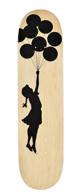 Banksy, ‘Balloon Girl skateboard deck’, 2017, EHC Fine Art Gallery Auction