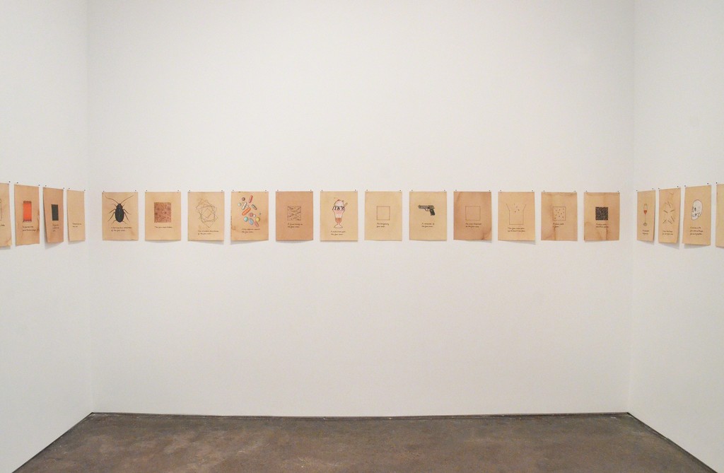 Installation view of Roberta Allen: Some Facts About Fear, MINUS SPACE, 2017 Installation view of Roberta Allen: Some Facts About Fear, MINUS SPACE, 2017