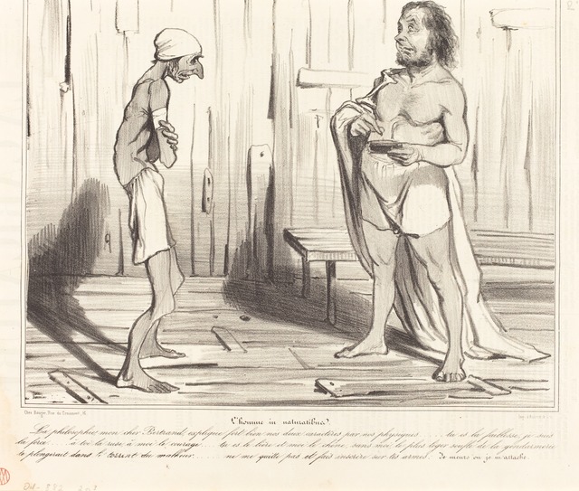 Honoré Daumier, ‘L'homme in naturalibus’, 1841, National Gallery of Art, Washington, D.C.
