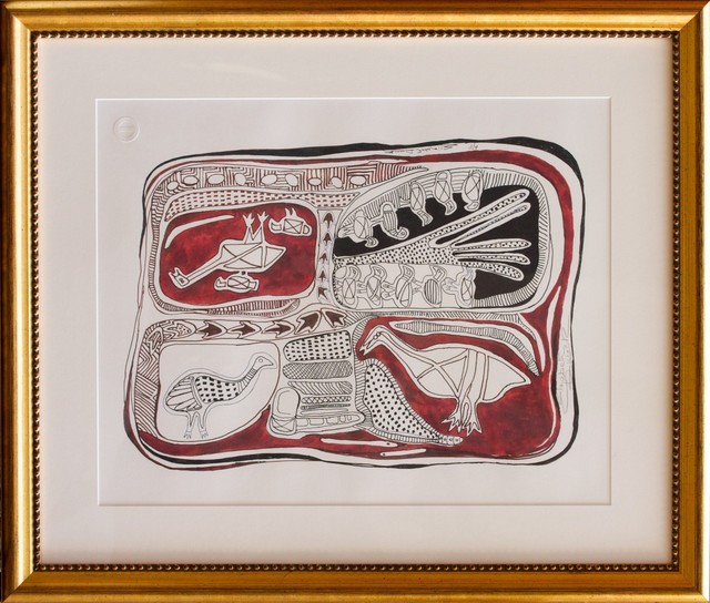 Elizabeth Durack, ‘The Emu and the Turkey ’, 1935-2000, Print, Limited Edition, Wentworth Galleries