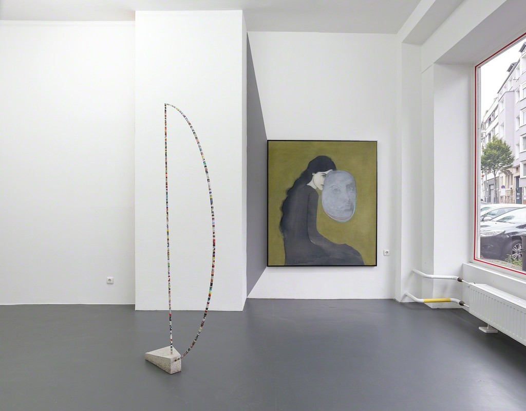 installation view "Fei's Sphären", Kadel Willborn, Düsseldorf, Germany, 2017. installation view "Fei's Sphären", Kadel Willborn, Düsseldorf, Germany, 2017.