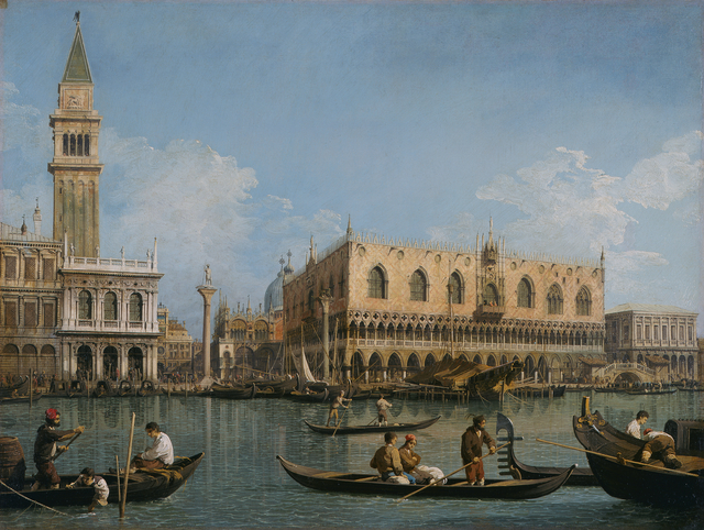 Canaletto, ‘View of St. Mark's from the Punta della Dogana’, 1740-1745, Pinacoteca di Brera