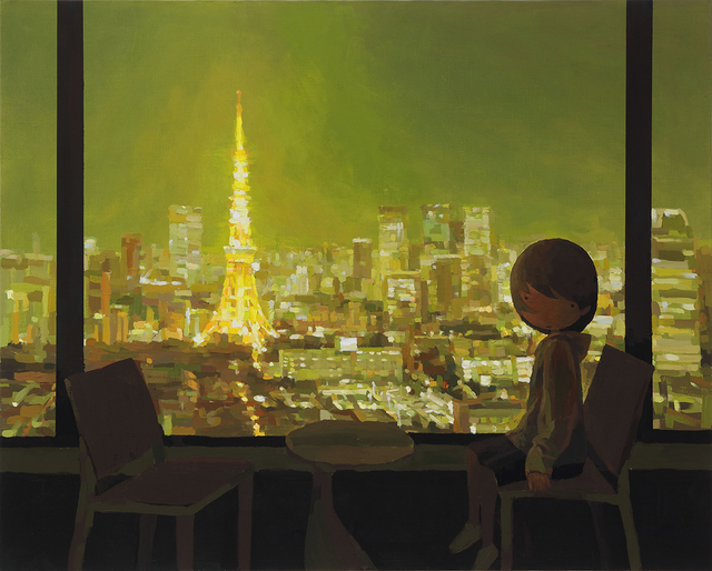 OHATA Shintaro, ‘Station building’, 2019, Painting, Acrylic on canvas, Mizuma Art Gallery
