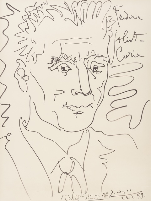 Pablo Picasso, ‘Portrait of Frederic Joliot-Curie’, 1959, Forum Auctions
