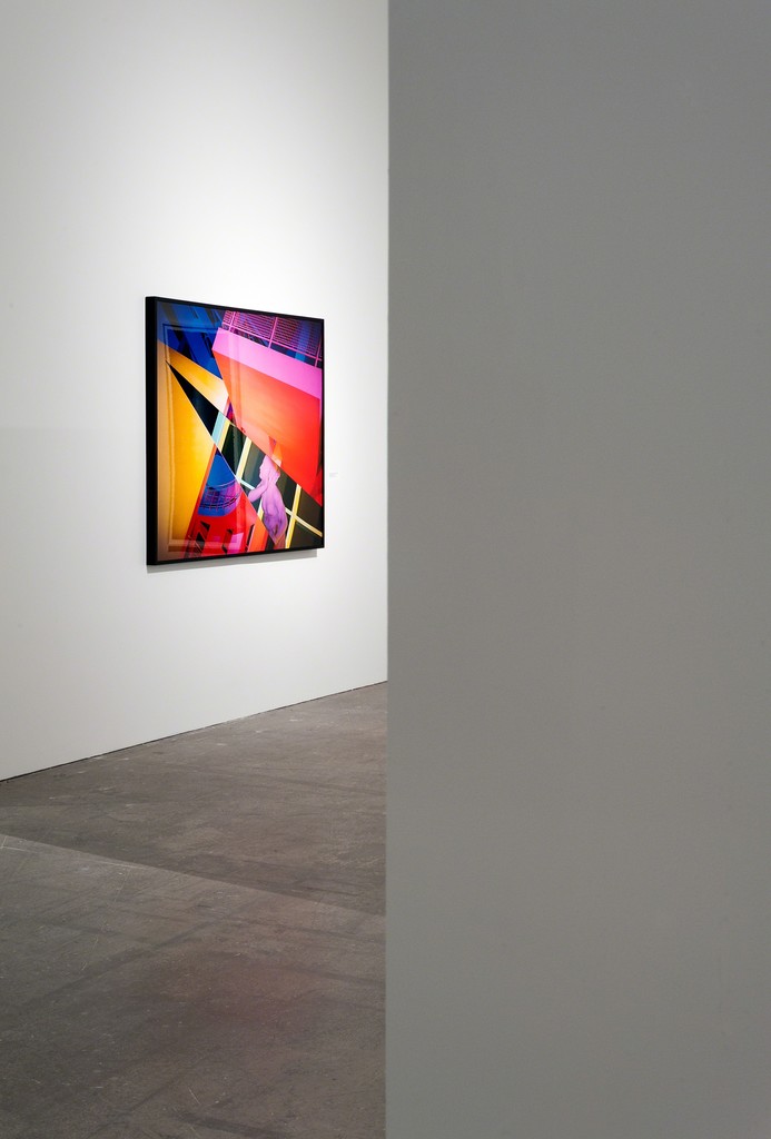 Barbara Kasten: Stages, 2015, installation view, Institute of Contemporary Art, University of Pennsylvania. Photo: Constance Mensh. Barbara Kasten: Stages, 2015, installation view, Institute of Contemporary Art, University of Pennsylvania. Photo: Constance Mensh.