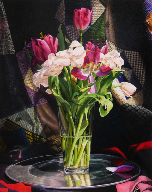 Isabella Kirkland, ‘Old Opportunist (Japanese Beetles: Popillia japonica)’, 2018, Painting, Oil, alkyd on panel, Hosfelt Gallery