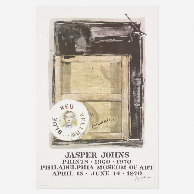 Jasper Johns, ‘Souvenir exhibition poster’, 1970, Rago/Wright