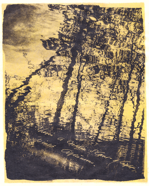 Brigitte Carnochan, ‘There's a Certain Slant of Light’, 2018, Photography, Platinum/Palladium on gampi paper, with gold leaf, Themes+Projects