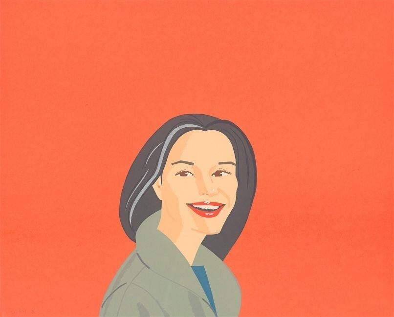 Alex Katz - "Big Red Smile"