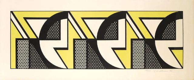 Roy Lichtenstein, ‘Repeated Design’, 1969, Print, Lithograph, Kunzt Gallery