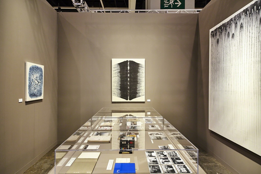 Kukje Gallery/Tina Kim Gallery Kabinett Booth 1C12 installation view. Art Basel | Hong Kong, 2017. Photo by Jason Bonello. Image provided by Kukje Gallery Kukje Gallery/Tina Kim Gallery Kabinett Booth 1C12 installation view. Art Basel | Hong Kong, 2017. Photo by Jason Bonello. Image provided by Kukje Gallery