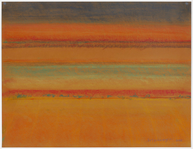 Richard Artschwager, ‘Desert Sun’, 2012, Drawing, Collage or other Work on Paper, Pastel on paper, David Nolan Gallery