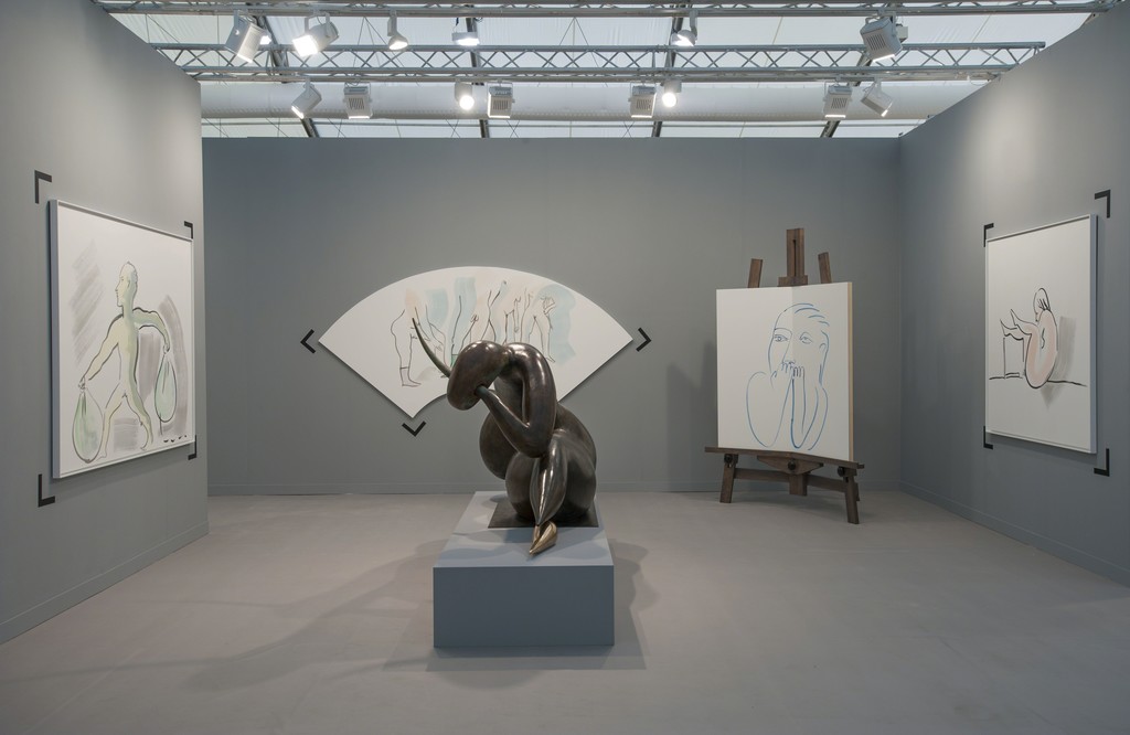 Exhibition view "Minor Concerns " Booth F4 - kamel mennour, Frieze London 2015, London, UK. Photo by Raphaël Fanelli. © ADAGP Camille Henrot. Courtesy the artist and kamel mennour, Paris
Exhibition view "Minor Concerns " Booth F4 - kamel mennour, Frieze London 2015, London, UK. Photo by Raphaël Fanelli. © ADAGP Camille Henrot. Courtesy the artist and kamel mennour, Paris