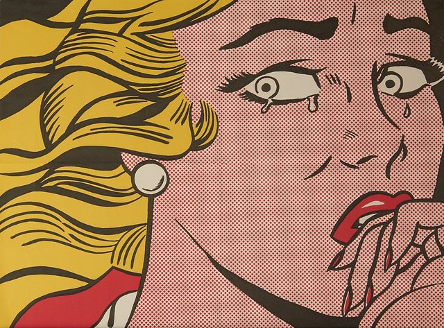 Roy Lichtenstein, ‘Crying Girl’, 1963, Print, Offset lithograph in colors (mailer), Rago/Wright