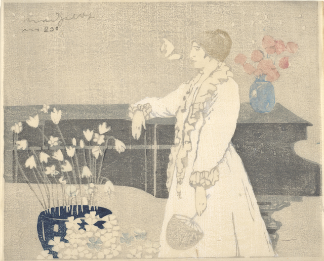 Bror Julius Olsson Nordfeldt, ‘The Piano’, 1906, Other, Color woodcut on Japanese paper, de Young Museum