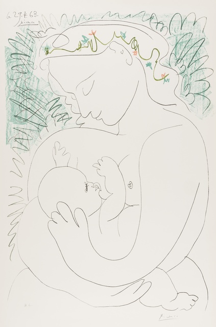 Pablo Picasso, ‘Grande Maternite’, 1973, Print, Lithograph printed in colours on wove paper, Forum Auctions