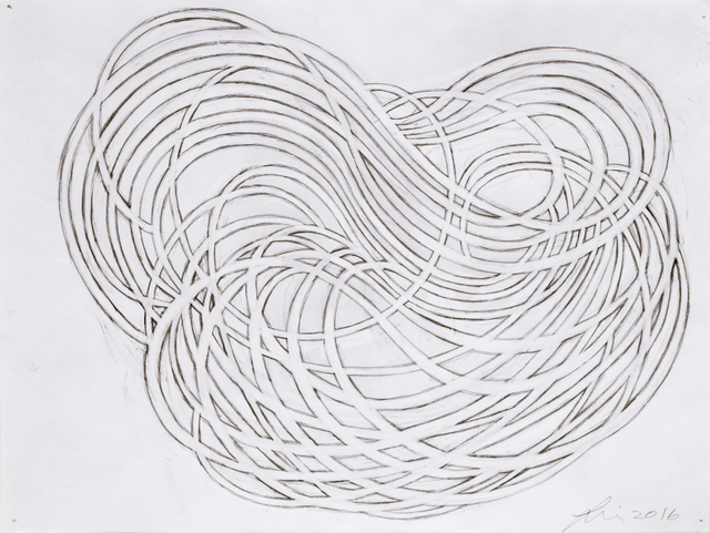 Linda Fleming, ‘Gouache Wall Drawing (graphite)’, 2017, Robischon Gallery