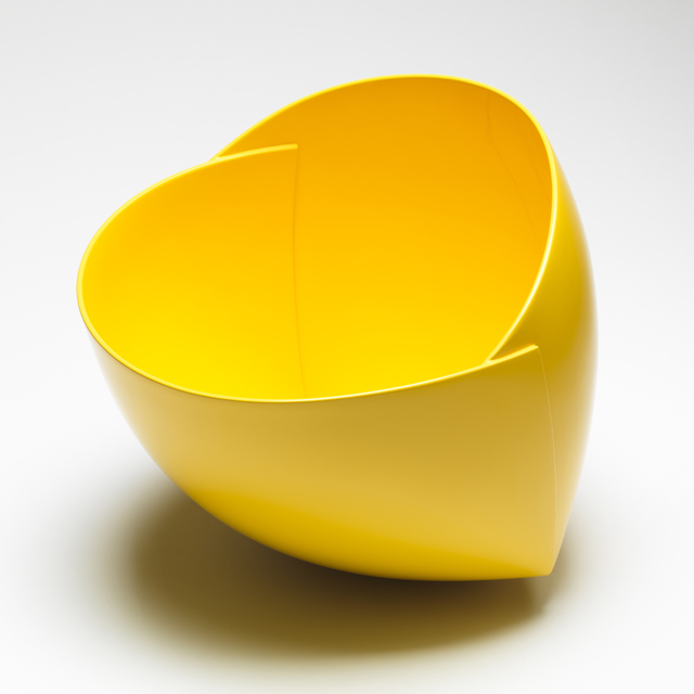 Ann Van Hoey, ‘Yellow Origami Vessel’, 2015, J. Lohmann Gallery