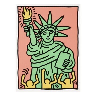 Keith Haring - KEITH HARING | STATUE OF LIBERTY (LITTMAN P. 63)