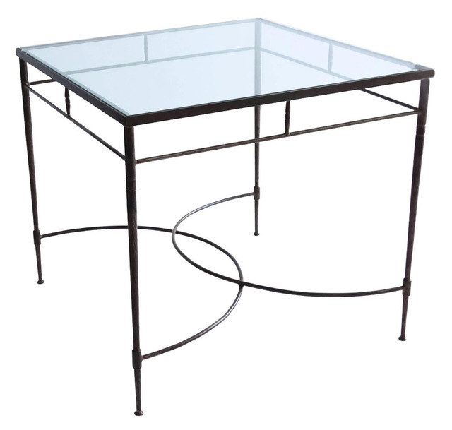 Unknown Artist, ‘Italian Steel and Glass Patio Table’, 20th Century, Lawton Mull