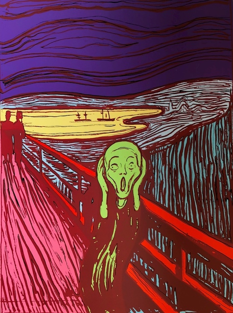 Andy Warhol, ‘The Scream (Sunday B. Morning) (set of three)’, 2017, Print, The complete set of three screenprints in colours, Forum Auctions