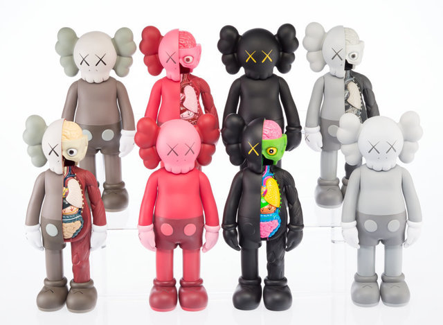 KAWS, ‘Group of 13 Kaws Be@rbricks’, 2010-2016, Other, Painted cast vinyl, Heritage Auctions