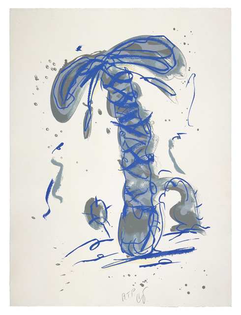 Claes Oldenburg, ‘Sneaker Lace in Landscape - Blue’, 1991, Gemini G.E.L. at Joni Moisant Weyl