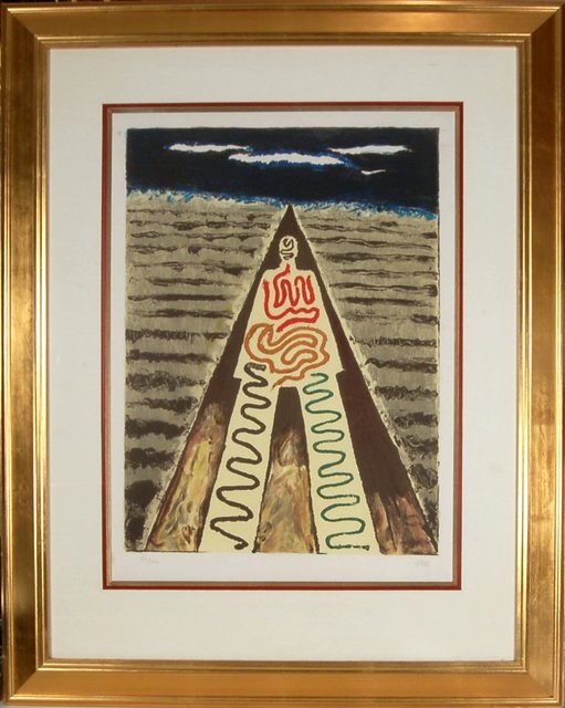 Man Ray, ‘Les Nuits De aint Jean De Luz’, 1968, Print, Color lithograph, Joseph Grossman Fine Art Gallery