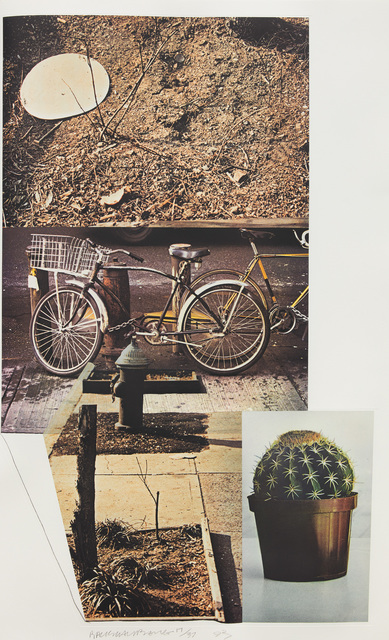 Robert Rauschenberg, ‘Street Sounds West’, 1993, Print, Photogravure in colors with Chine collé, on Gampi paper, with full margins., Phillips