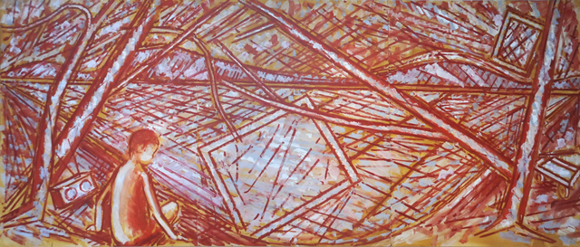 David Urban, ‘The Eye as Dove: The Water Image, Tryptych’, 2012, Painting, Oil, Corkin Gallery
