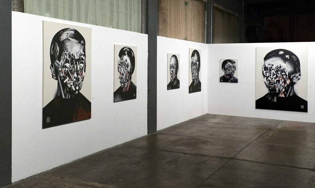 HEADS by Bohdan Burenko installation view at Anno Domini. HEADS by Bohdan Burenko installation view at Anno Domini.