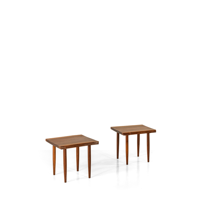 George Nakashima, ‘Pair Of Side Tables’, 1960, PIASA