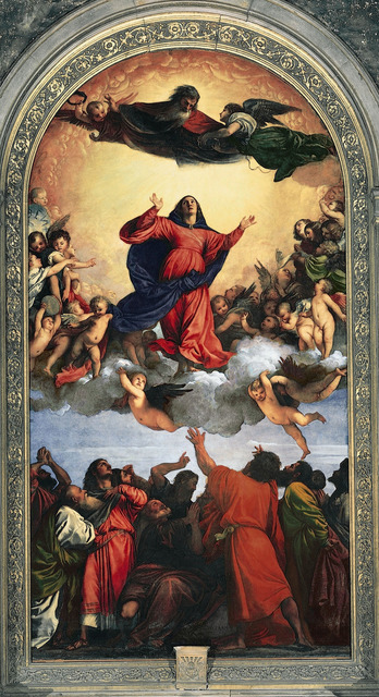 Titian, ‘Assumption of the Virgin’, 1516-1518, Art History 101