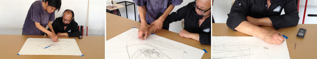 Aníbal Lopez, ‘Assited Drawing (Dibujo Asistido)’, 2011, Mixed Media, Water color paper, graphite and video documentation (2:56 min.), the 9.99