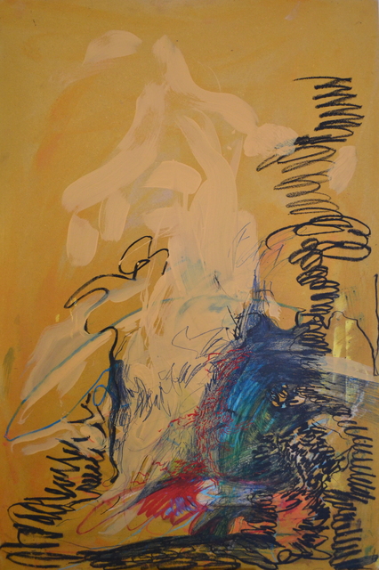 Emma C. Aspeling, ‘Side effects’, 2019, Painting, Mixed media on board, 99 Loop Gallery