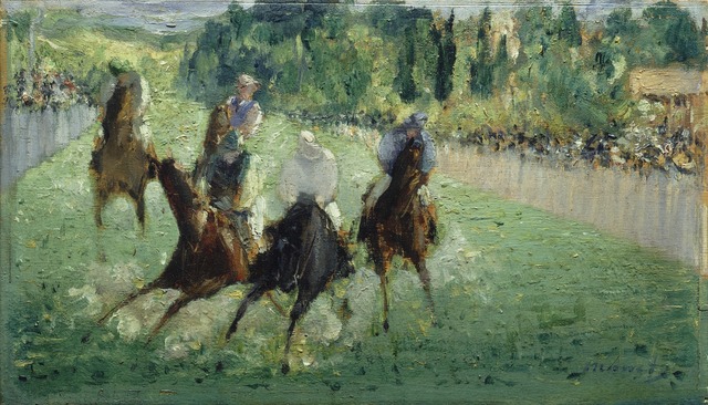 Édouard Manet, ‘At the Races’, ca. 1875, National Gallery of Art, Washington, D.C.
