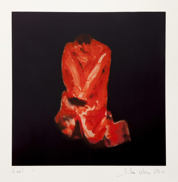John Keane, ‘Kneel 1’, 2016, Print, Monotype, Flowers