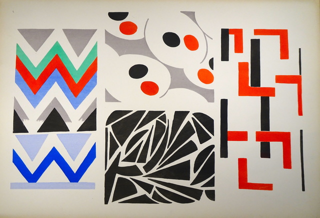Sonia Delaunay, ‘Plate n.4 from "Ses peintures, ses objets, ses tissus simultanés, ses modes"’, 1925, Wallector