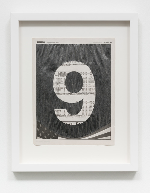 Sadie Barnette, ‘Untitled (Racing Form 9)’, 2015, Headlands Center for the Arts: Live Benefit Auction 2019