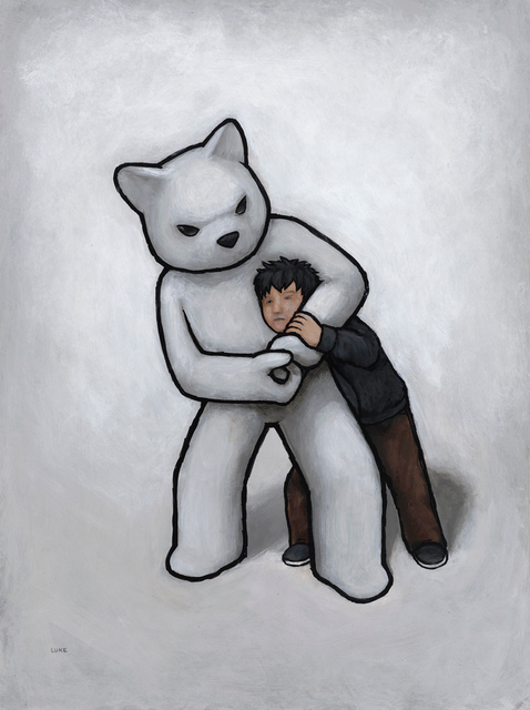 Luke Chueh, ‘Wrestling (with Myself) - Headlock’, 2019, Corey Helford Gallery