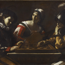 Mattia Preti called II Calabrese, Draughts Players (1635)