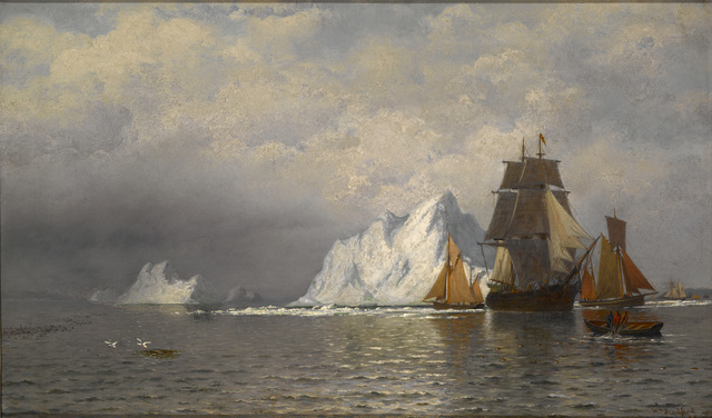 William Bradford, ‘Whaler and Fishing Vessels near the Coast of Labrador’, ca. 1880, Indianapolis Museum of Art at Newfields